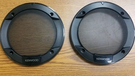 Authentic Kenwood KFC-650 6.5&#39;&#39; Speakers Grills Pair Replacement Part - £6.76 GBP