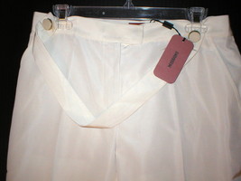 NWT Womens Missoni Slacks 8 Pants 44 Cream Tall 35&quot; Designer Italy New Beige   - £1,309.79 GBP