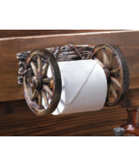 Western Wagon Wheels Toilet Paper Holder - $30.10