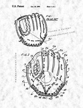 Baseball Or Softball Glove Constructed To Facilitate Closure Patent Prin... - £6.28 GBP+