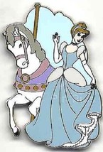 Disney Cinderella Riding a Horse on Prince Charming Regal Carousel pin - £24.79 GBP