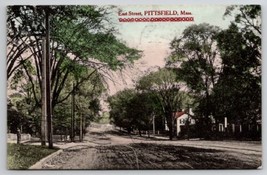 Pittsfield MA East Street 1909 Massachusetts Postcard L29 - £6.25 GBP