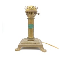 Vintage Brass Stick Train Lamp with Claw Feet, Paris Orient Express Istanbul - £98.97 GBP