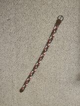 American Flag Red White Blue And Brown Belt Size Three - $90.03 MXN