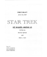 STAR TREK: HE WALKED AMONG US by Norman Spinrad unfilmed 1967 TV series ... - $21.99