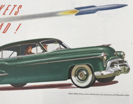 1950 Yellow &amp; Green GM Oldsmobile Series 88 Rocket Advertising Print Ad ... - £10.95 GBP