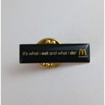 Vintage It&#39;s What I Eat And What I Do McDonald&#39;s Employee Hat Pin - $10.19