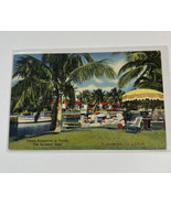 Postcard Bungalows along the River Ft. Lauderdale FL Posted 1951 Linen  - £3.53 GBP
