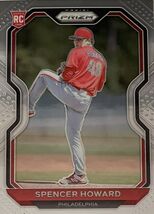 2021 Panini Prizm - SPENCER HOWARD RC Green Prizm Rookie Card #66 MLB Ph... - $2.39