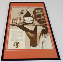 1937 Paul Jones Whiskey Framed 11x17 ORIGINAL Vintage Advertising Poster - £54.36 GBP