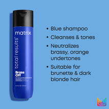 Matrix Total Results Brass Off Shampoo, Liter image 3