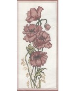 Poppies 60445 Counted Cross Stitch NIP 1990 Golden Bee - $12.86