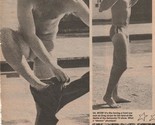 Jimmy Mcnichol teen magazine pinup clipping shirtless swimsuit barefoot Bop - $3.50