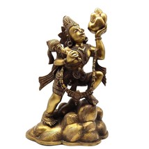 Brass India Lord Hanuman Hanumanji Monkey God Murthi Statue Handcrafted ... - $198.00