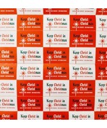 Christmas Christ Envelope Seals Page Of 49 Incomplete Vintage Religious E22 - $374.96 MXN