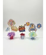 Personalized Birthday Centerpiece, Custom 3 Piece Party Table Decoration - $30.00