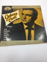 Johnny Cash Sings the Songs That Made Him Famous LP Sun SLP 1235 - £14.28 GBP