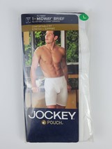 2006 single pair Jockey Pouch Midway Brief white Men&#39;s size large New - £14.55 GBP