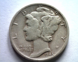 1945-D Mercury Dime Extra Fine Xf Extremely Fine Ef Nice Original Coin 99c Ship - £3.17 GBP