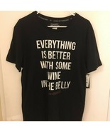 New Game of Thrones &quot;Wine In Belly&quot; Medium Black Shirt - €13,01 EUR