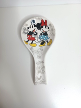 Disney Mickey and Minnie Mouse Flirt 8.5&quot; Large Cooking Spoon Rest Zrike Brands - £11.23 GBP