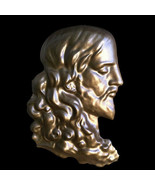 Jesus Christ Wall Christian Catholic wall sculpture plaque in Bronze Finish - $19.79