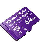 SANDISK - CSDCARD WDD064G1P0C-85AEL0 64GB WD PURPLE SC QD101 MICROSD CARD - $44.45