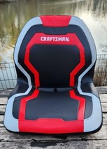 New Craftsman  Electric Tractor Riding Lawn Mower Seat Gray Red  4 hole ... - $147.51