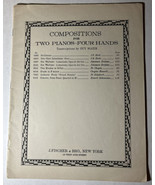 Compositions For Two Pianos Four Hands by Guy Maier -  1928 J. Fischer S... - £11.01 GBP