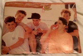 Patrick Swayze New Kids On The Block NKOTB Teen Magazine Pinup Clipping Vintage - £5.48 GBP