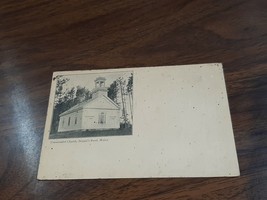 Old 1898 BRYANT POND MAINE RPPC Universalist Church Photo Postcard - £8.23 GBP