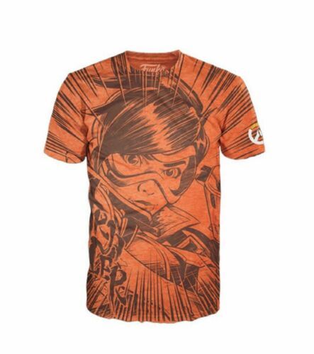 Primary image for Overwatch Video Game Tracer Image Two-Sided Body Print T-Shirt Funko NEW UNWORN