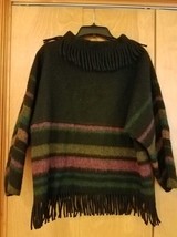Vintage 1960/70&#39;s D.F.U.Storms Same Jakke Wool Hippie Pullover 100% Virgin Wool  - £12.53 GBP