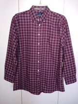 Stafford Travel Men&#39;s Ls Wrinkle Free Button SHIRT-REG.FIT-16/32-33-WORN Once - £13.13 GBP