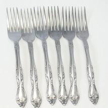 Everbrite Deluxe EVS10 Dinner Forks 7 1/2&quot; Lot of 6 Stainless - £27.64 GBP