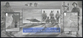 ZAYIX Isle of Man 1527 MNH South Pole Expedition Antarctic Explorers 072123SM30M - £6.40 GBP