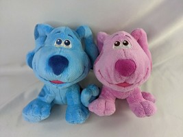 Blues Clues Blue Magenta Puppy Dog Lot 2020 Viacom Stuffed Animal Toy - £13.63 GBP