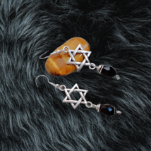 Seal Of Solomon Spell Cast Earrings Protection Amulet Ward Off Evil And Danger - £23.43 GBP