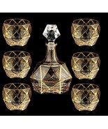 7Pcs/Set Luxury Crystal Glass and Decanter Bar Set - $479.67 CAD
