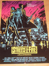 Vintage Streets Of Fire Movie Poster 1983 Street - £124.07 GBP