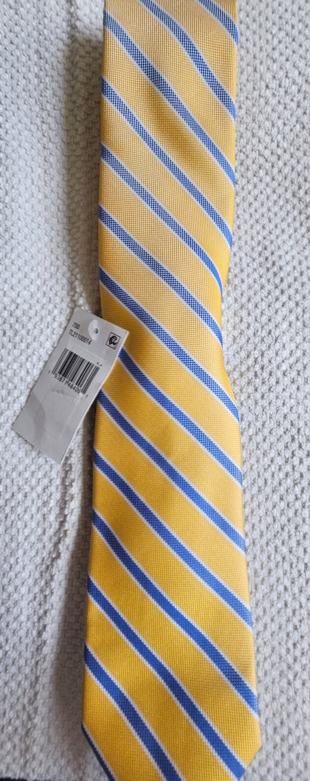 Tommy Hilfiger Men&#39;s Silk Blend Tie 700 TL21100014 Yellow NEW MSRP: $69.50 - $18.76