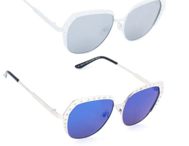 New Blue Fashion Round Sunglasses - $10.89
