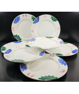 7 Roma New York Fiori 12&quot; Chop Plates Round Platters Set Flower Dishes I... - $165.20