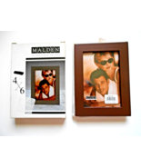 Malden Solid Wood 4&quot; x 6&quot; Brown Picture Frame #205-46 - £7.73 GBP