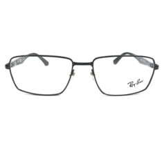 Ray-Ban Brille Rahmen RB6334 2509 Schwarz Quadratisch Metall Draht Rim 55-17-145 - £99.72 GBP