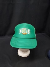 Vintage 1980s Boston Celtics Foam Green Snapback Hat Trucker Cap NBA Off... - $13.99