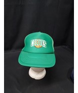 Vintage 1980s Boston Celtics Foam Green Snapback Hat Trucker Cap NBA Off... - $265.10 MXN