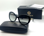 New authentic VERSACE MOD 4318-A GB1/11 Black Round Sunglasses 55-20-140... - £93.40 GBP