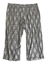 d&amp;Co. Beach Blue, White, Gold, Gray Print Knit Pants Size 2XP - $351.08 MXN