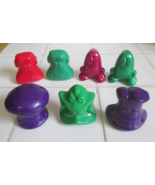 Vintage 2000 (Set/7) McDonald&#39;s 2&quot; GOGOs &quot;Classic&quot; Monster Crazy Bones L... - $24.45 CAD